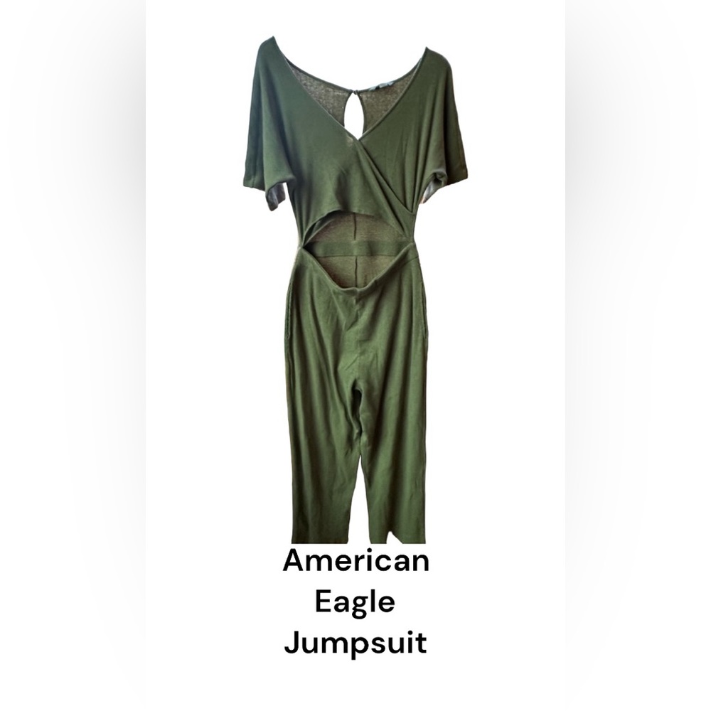 American Eagle jumpsuit. Brown, size small will fit a medium.